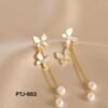 Elegant Korean Triple Butterfly Korean Earings PTJ-983