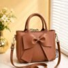 Women's Leather Plain Shoulder Bag