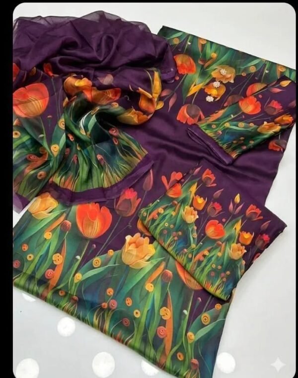 WhatsApp Image 2026-10-02 at 3.50.46 AM 3 pcs Silk printed suit Purple summer collection