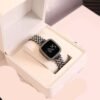 WhatsApp Image 2026-10-04 at 9.41.13 AM Women Square Digital Touch Watch with Diamond Chain Strap