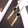 WhatsApp Image 2026-10-04 at 9.41.13 AM Women Square Digital Touch Watch with Diamond Chain Strap