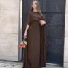 WhatsApp Image 2026-10-06 at 12.12.12 AM 2 Pcs Women's Stitched Chiffon Plain Maxi Suit