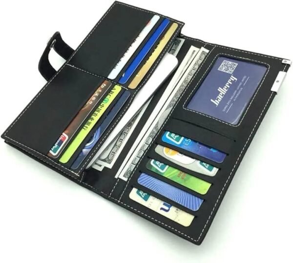 dfu Men & Women PU Leather Bi-Fold Wallet Multicolor