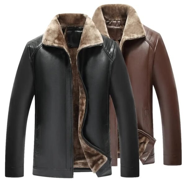 eh Men's Leather Jacket With Furr Linning Furr