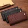eskl. Premium Leather Wallet for Men - Stylish Croc Texture & Durable Design 4.8 31 Ratings