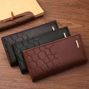 eskl. Premium Leather Wallet for Men - Stylish Croc Texture & Durable Design 4.8 31 Ratings