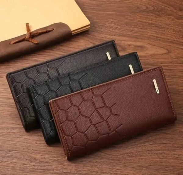eskl. Premium Leather Wallet for Men - Stylish Croc Texture & Durable Design 4.8 31 Ratings