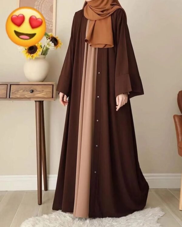 Georjette  Plain Classic Abaya