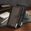 jg Men & Women PU Leather Bi-Fold Wallet Multicolor