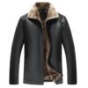 rk Men's Leather Jacket With Furr Linning Furr