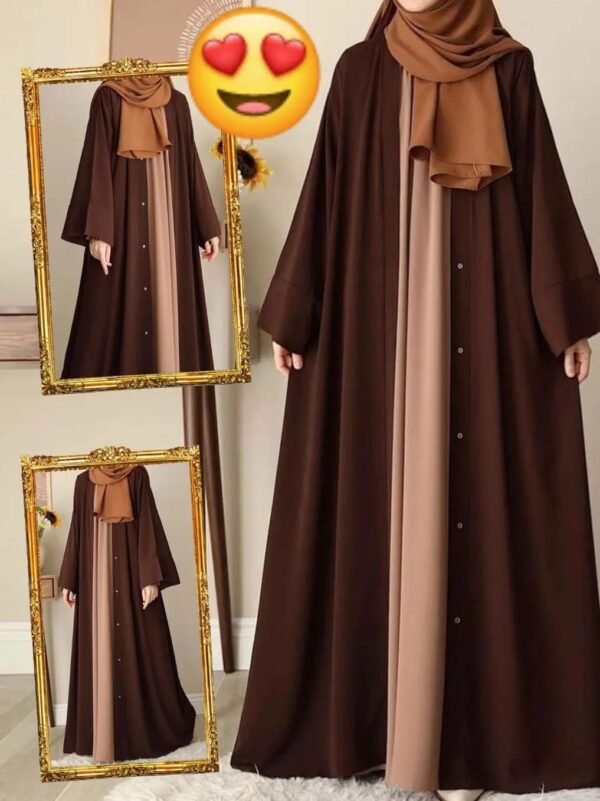 Georjette  Plain Classic Abaya
