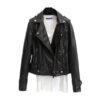 su Women Slim Fit Leather Jacket