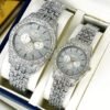uk Rose Gold Couple Watches 2Pcs Crystal Chain Strap